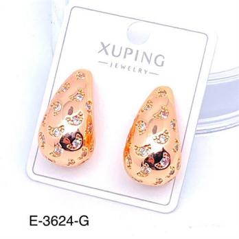 Серьги Xuping E-3624-G