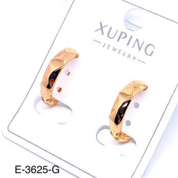 Серьги Xuping E-3625-G